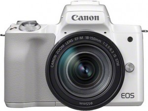 CANON EOS M50 Kit, 18-150mm IS STM, White
